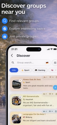 Lobiapp – Group Tasks & Reward Screenshot 1 of 6