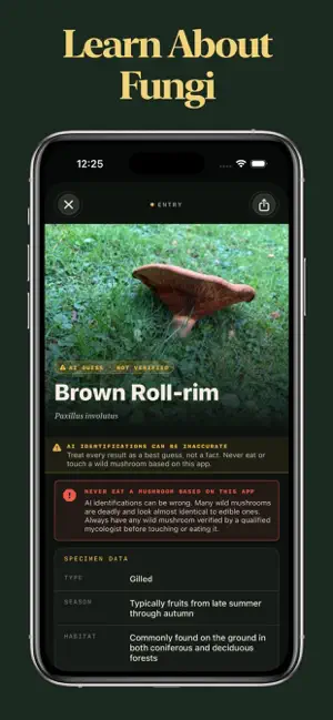 Mushroom Identifier screenshot 2