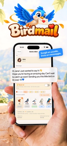 Birdmail: Messenger Sociale iPhone screenshot 1