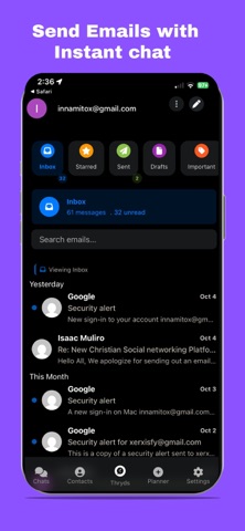 Threadly : Email ∙ Client Screenshot 1 of 9