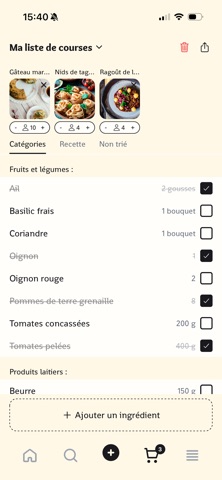 MMMH - My Meal Mate Helper screenshot