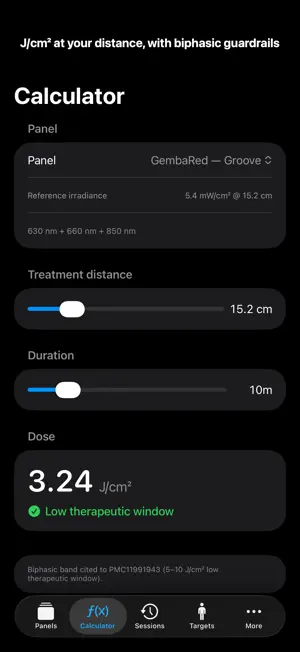 Lumen: Red Light Calculator screenshot 2