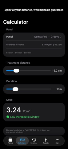 Lumen: Red Light Calculator Screenshot 2 of 5