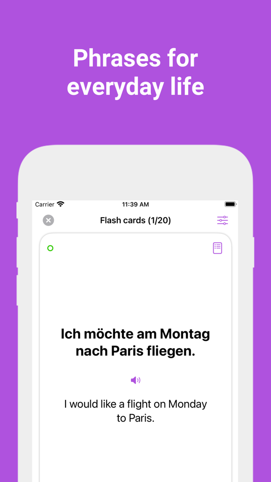 #3. Phrases - Learn Languages Fast (iOS) Ved: Andrey Lebedev