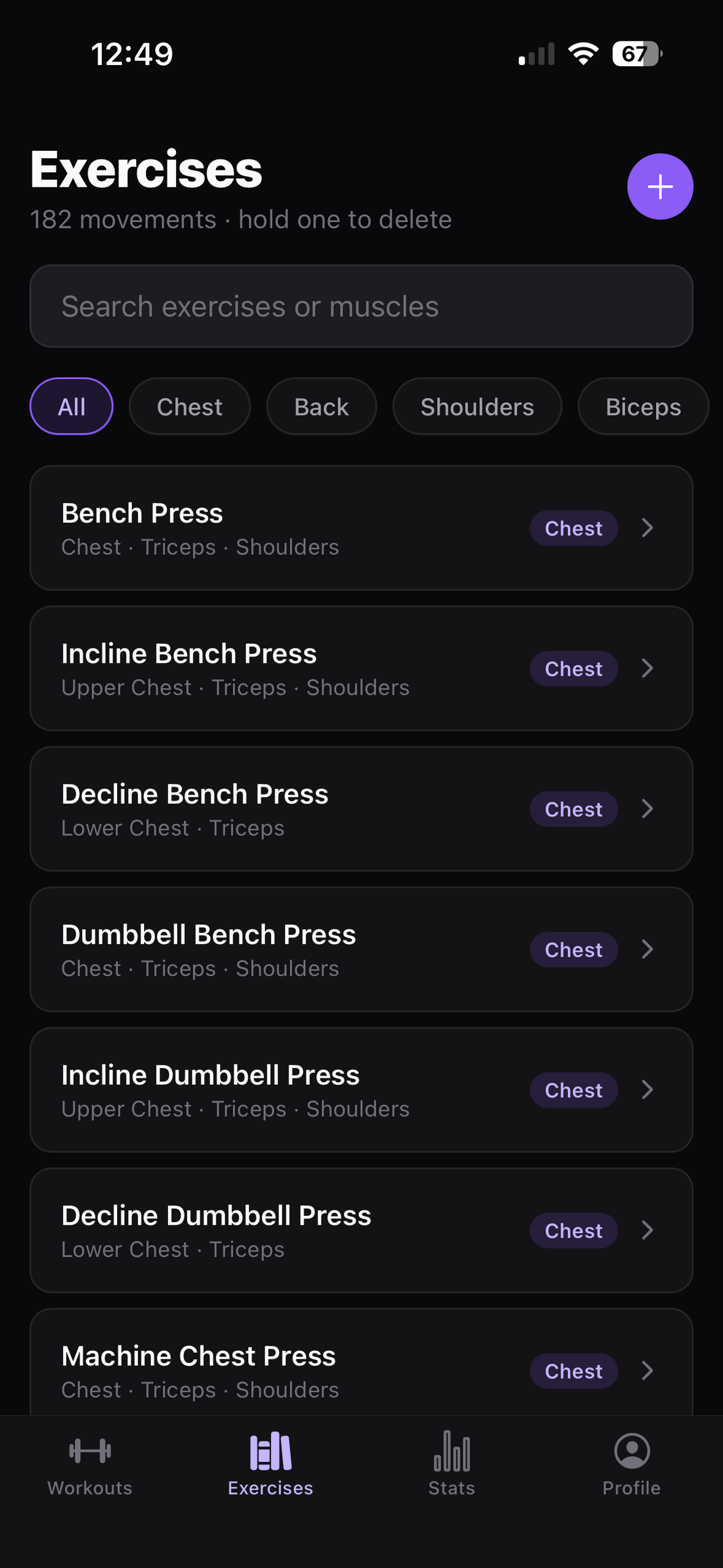 Plato: Workout Tracker screenshot 4