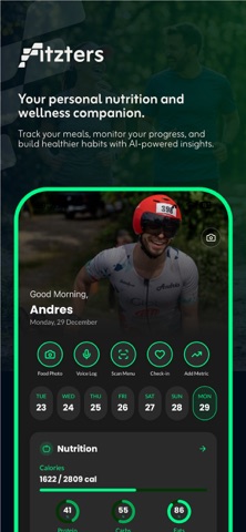 Fitzters | AI Nutrition Log screenshot
