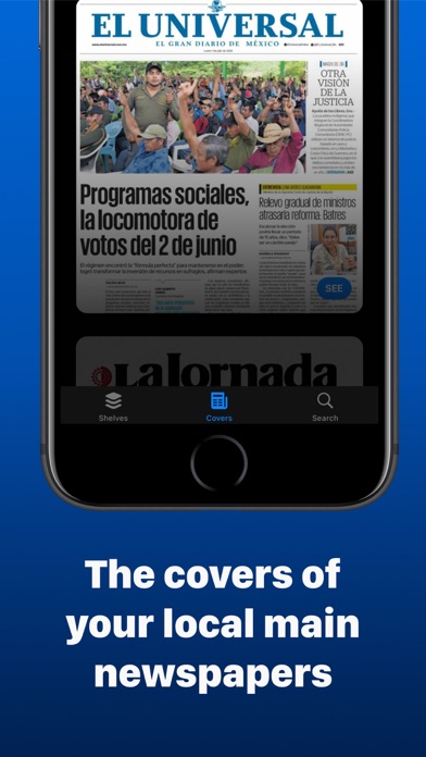 Mexican Newspapers Screenshot