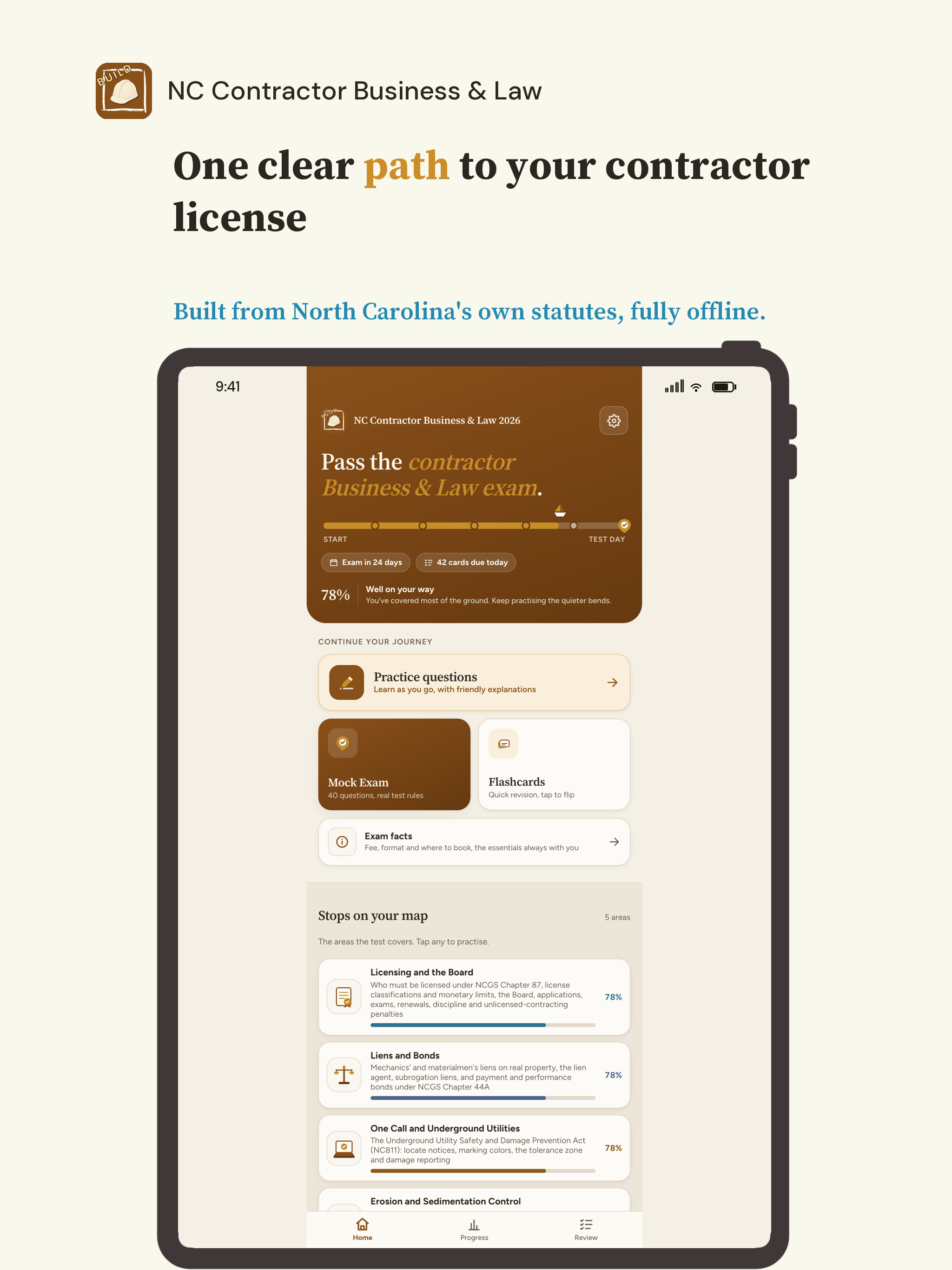 NC Contractor Business & Law screenshot 9