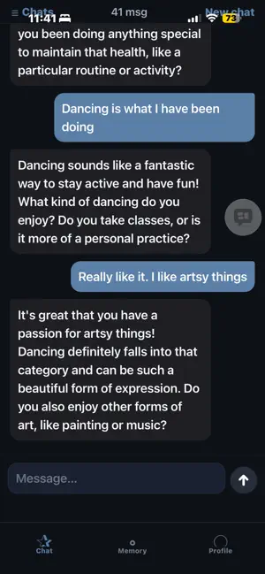 KnowMe AI screenshot 2