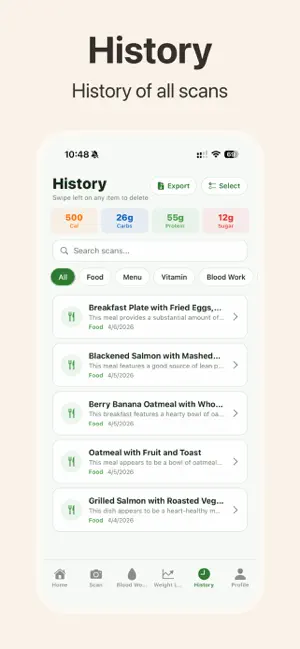 FoodScan AI V1 screenshot 1