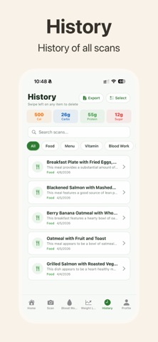 FoodScan AI V1 screenshot
