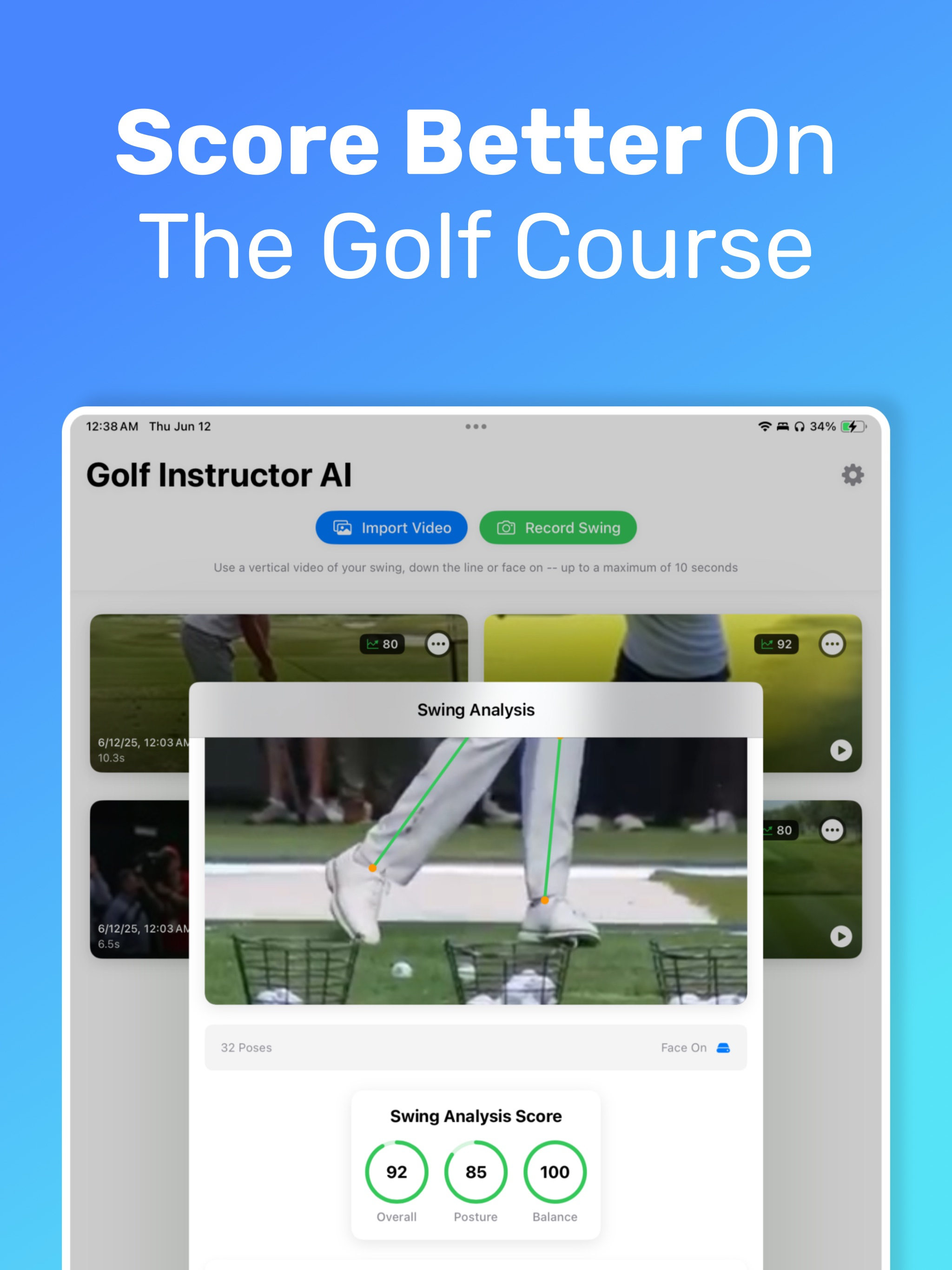 Golf Instructor AI