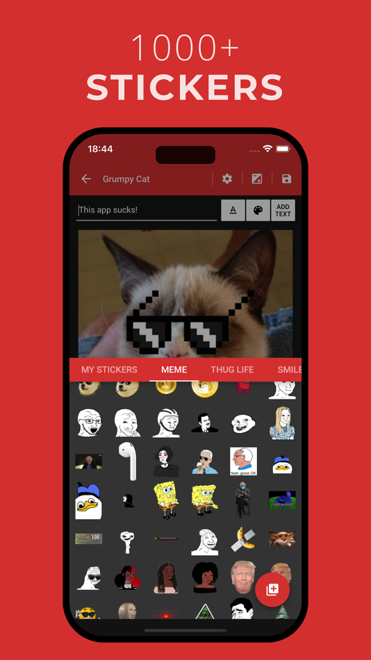 #4. Memepik - Meme Editor (iOS) بواسطة: Sevan Orancı