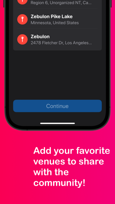 StageRadar iPhone screenshot 2 - Music app
