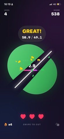 HalfCut - Perfect 50/50 Screenshot 2 of 4