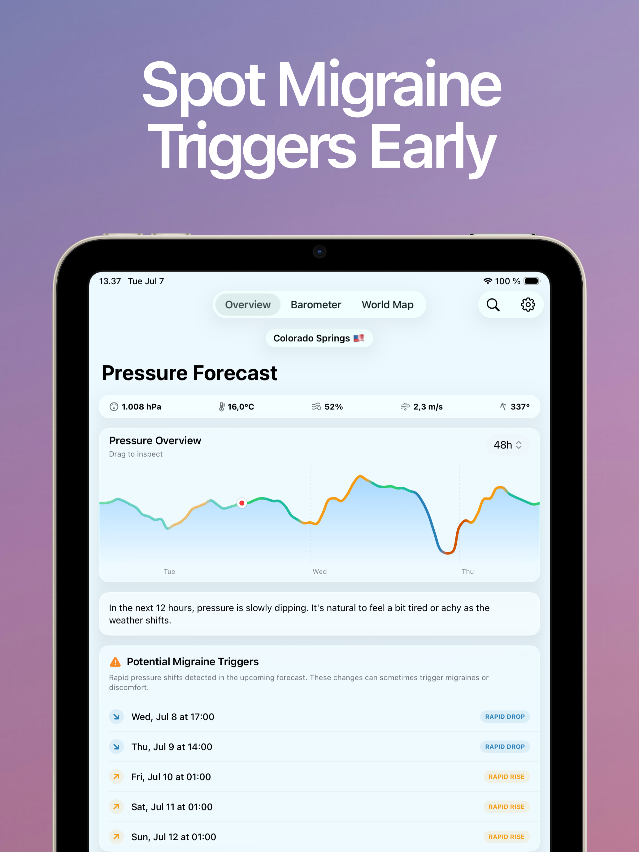 Barometric Pressure Today screenshot 8