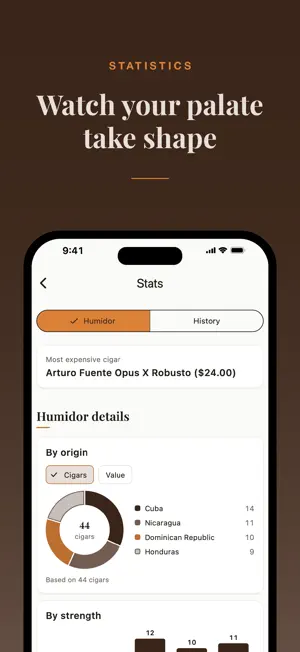 Cigarino - Cigar Humidor & Log screenshot 4
