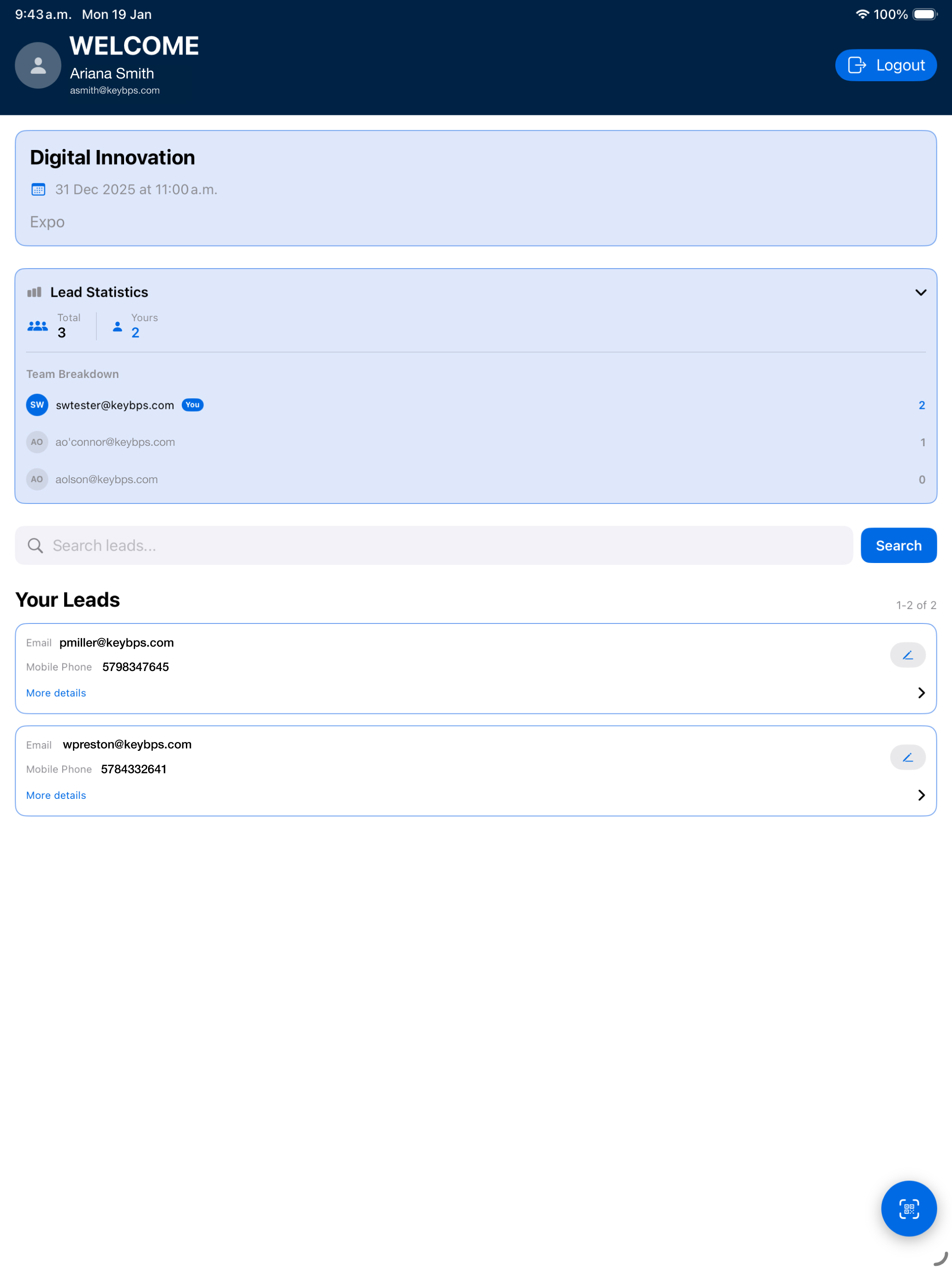 keyEvents screenshot 12