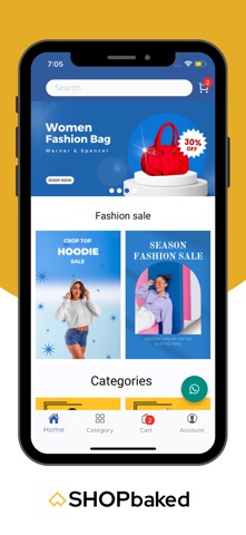 SHOPbaked screenshot