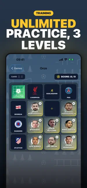 Onze: Football Grid Puzzle screenshot 4