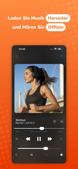 Screenshot von Evermusic: Offline Musikplayer auf dem iPhone 2