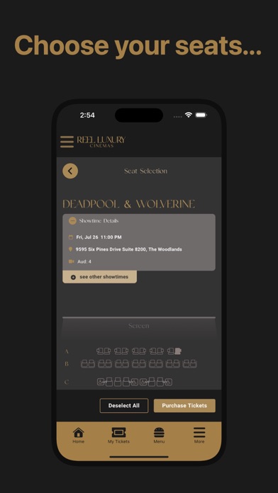 Reel Luxury Cinemas Screenshot