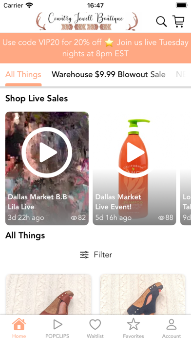 Country Jewell Boutique Screenshot