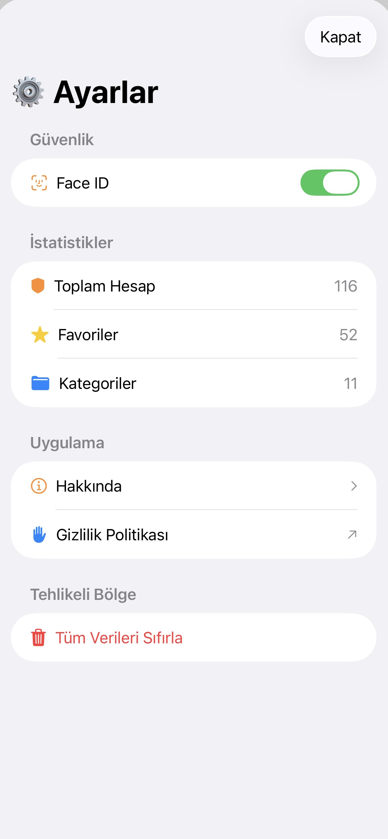 Hesap Yöneticim