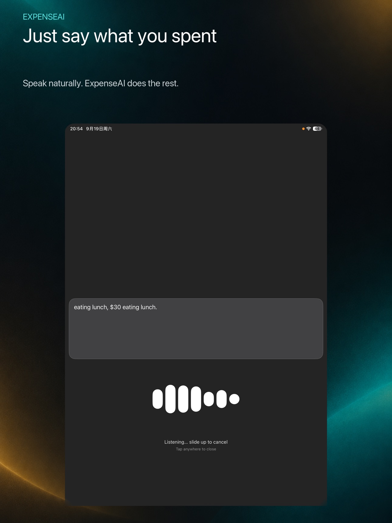 Screenshot 8 of ExpenseAI: Tracker & Budget