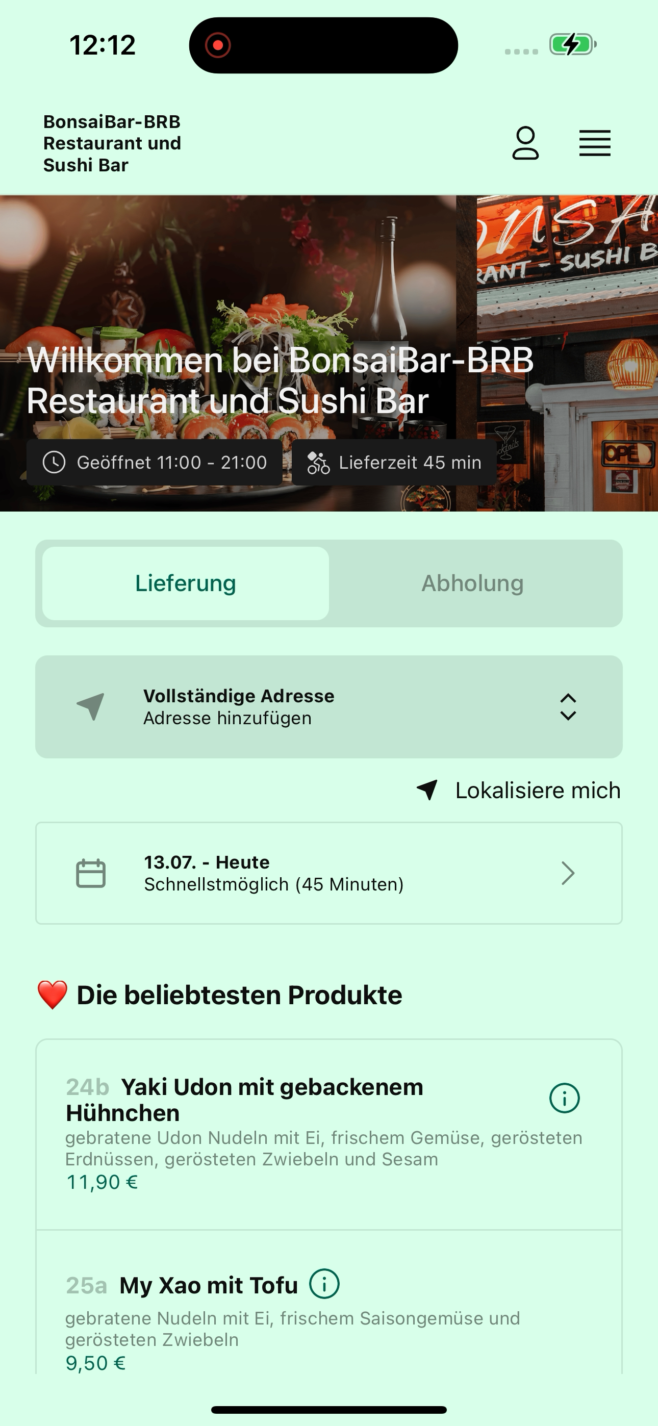 BonsaiBar-BRB Restaurant und S screenshot 6