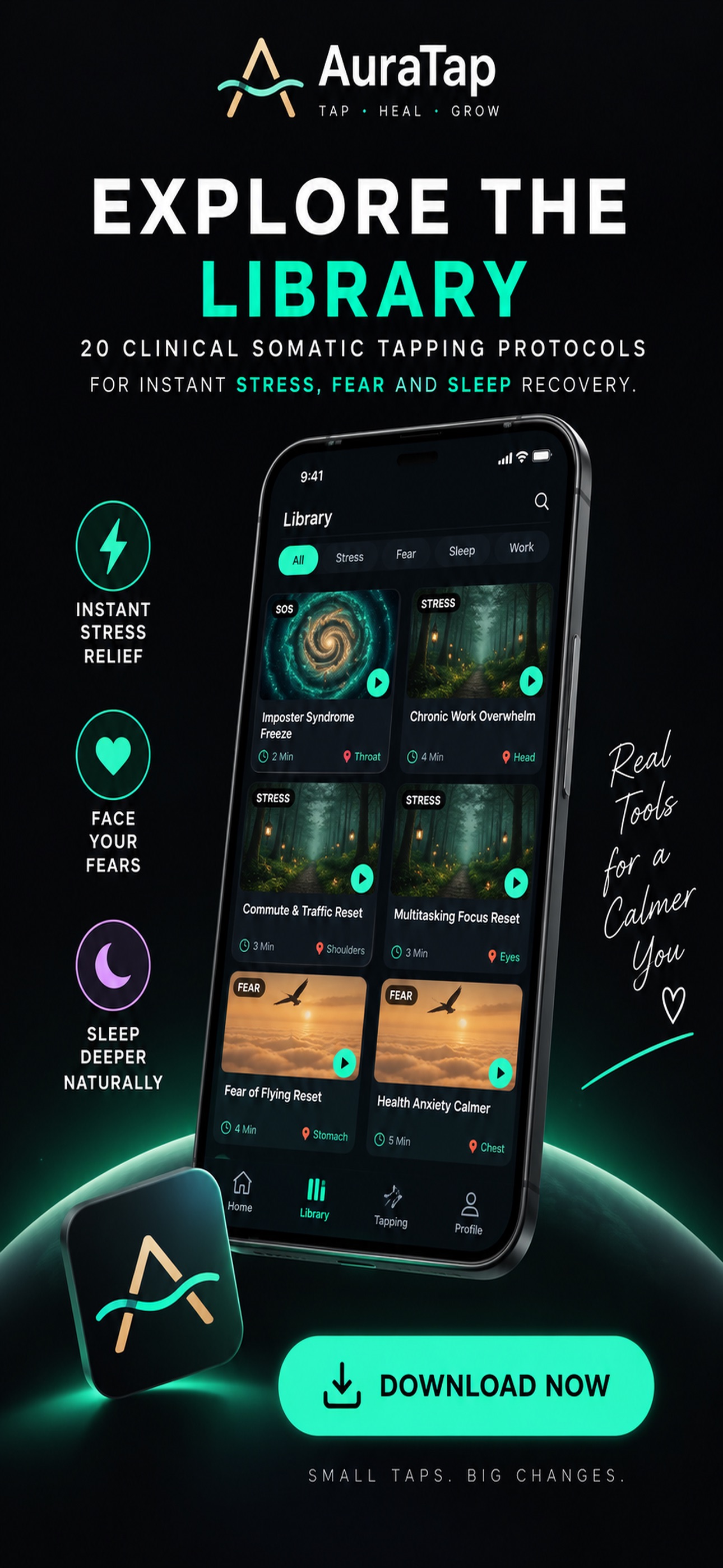 Screenshot 6 of AuraTap: EFT Tapping & Anxiety