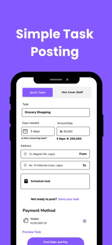 Zidepeople: Quick Tasks & Jobs screenshot