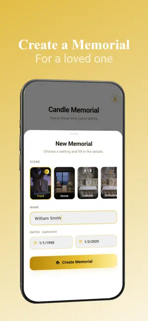 Candle Memorial & Tribute screenshot 1