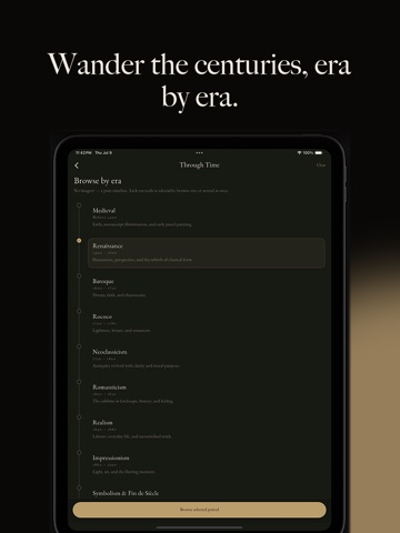 Art Bites iPad screenshot