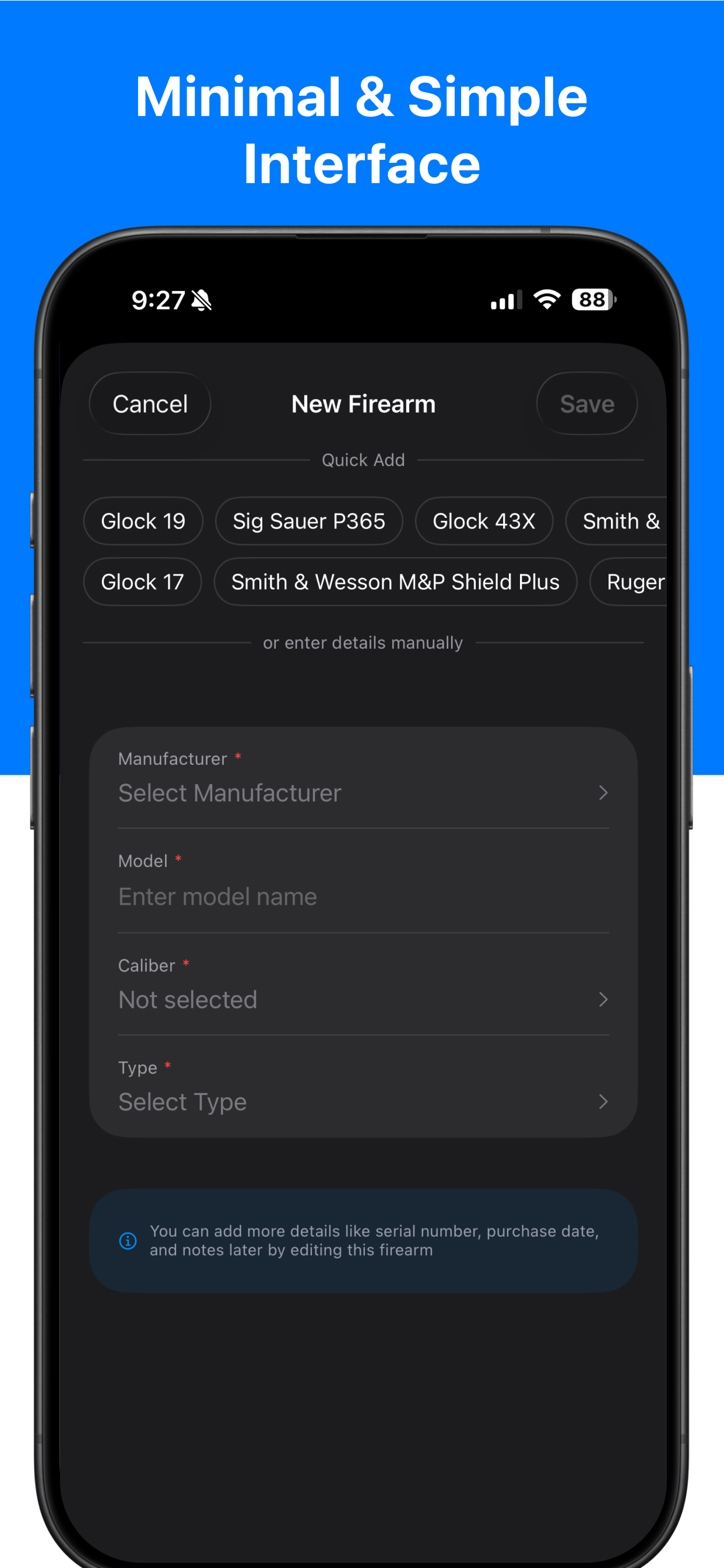 RoundKeep: Firearm Log screenshot 8