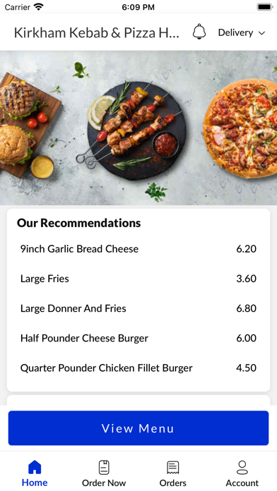 Grill House Kirkham Screenshot