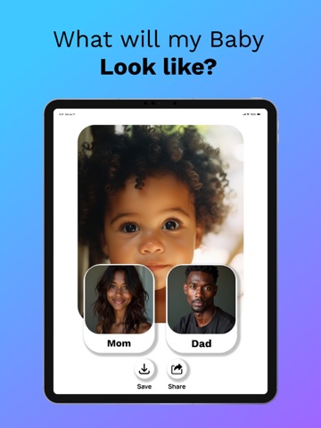 Baby Generator See Future Face iPad screenshot