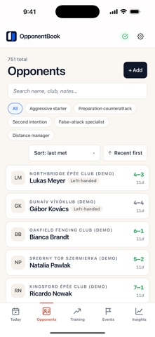 OpponentBook Screenshot 10 of 10