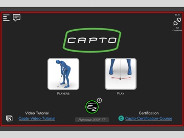 Capto Golf iPad screenshot
