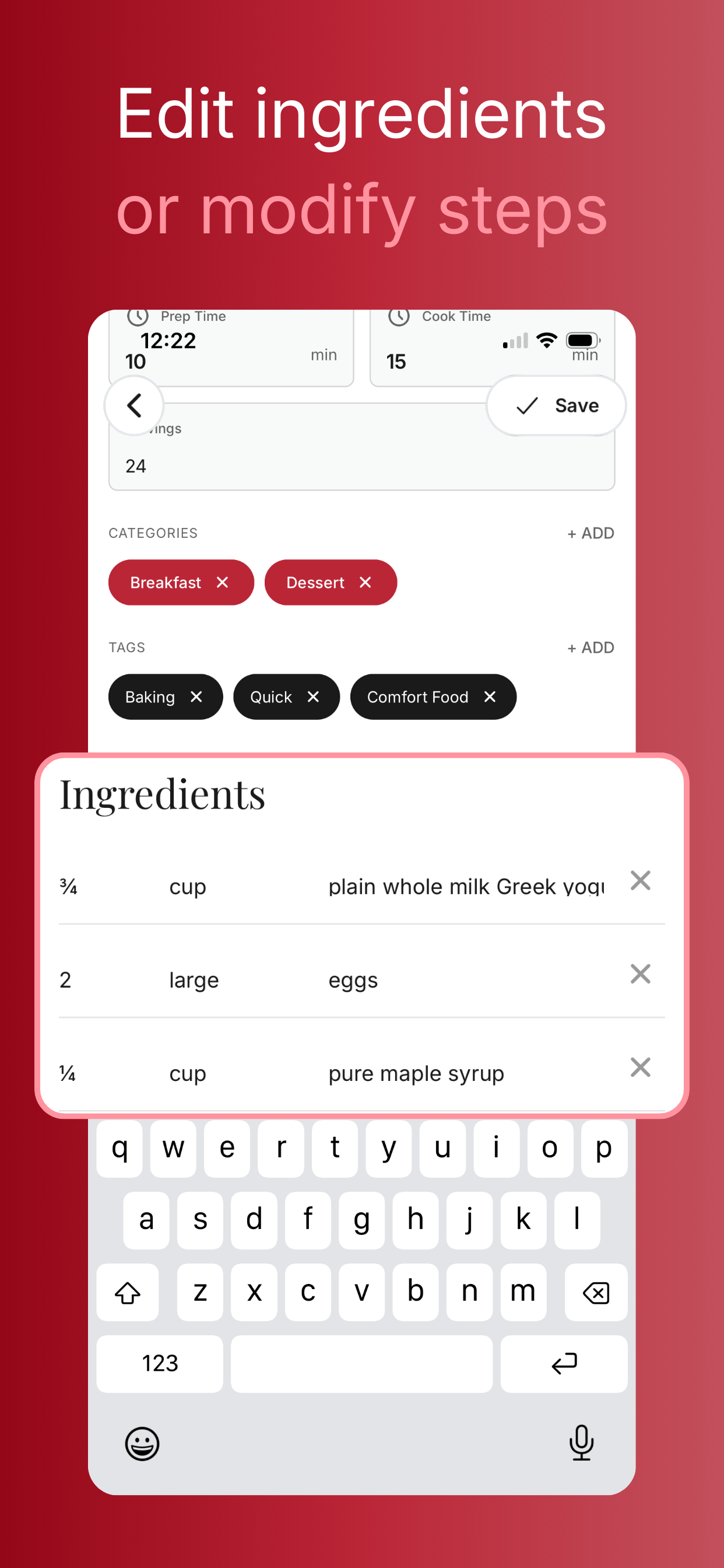 Cooklook: Smart Recipe Manager