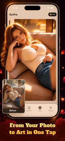 Aurfra-AI Vibe Video Maker App Store preview screenshot 2