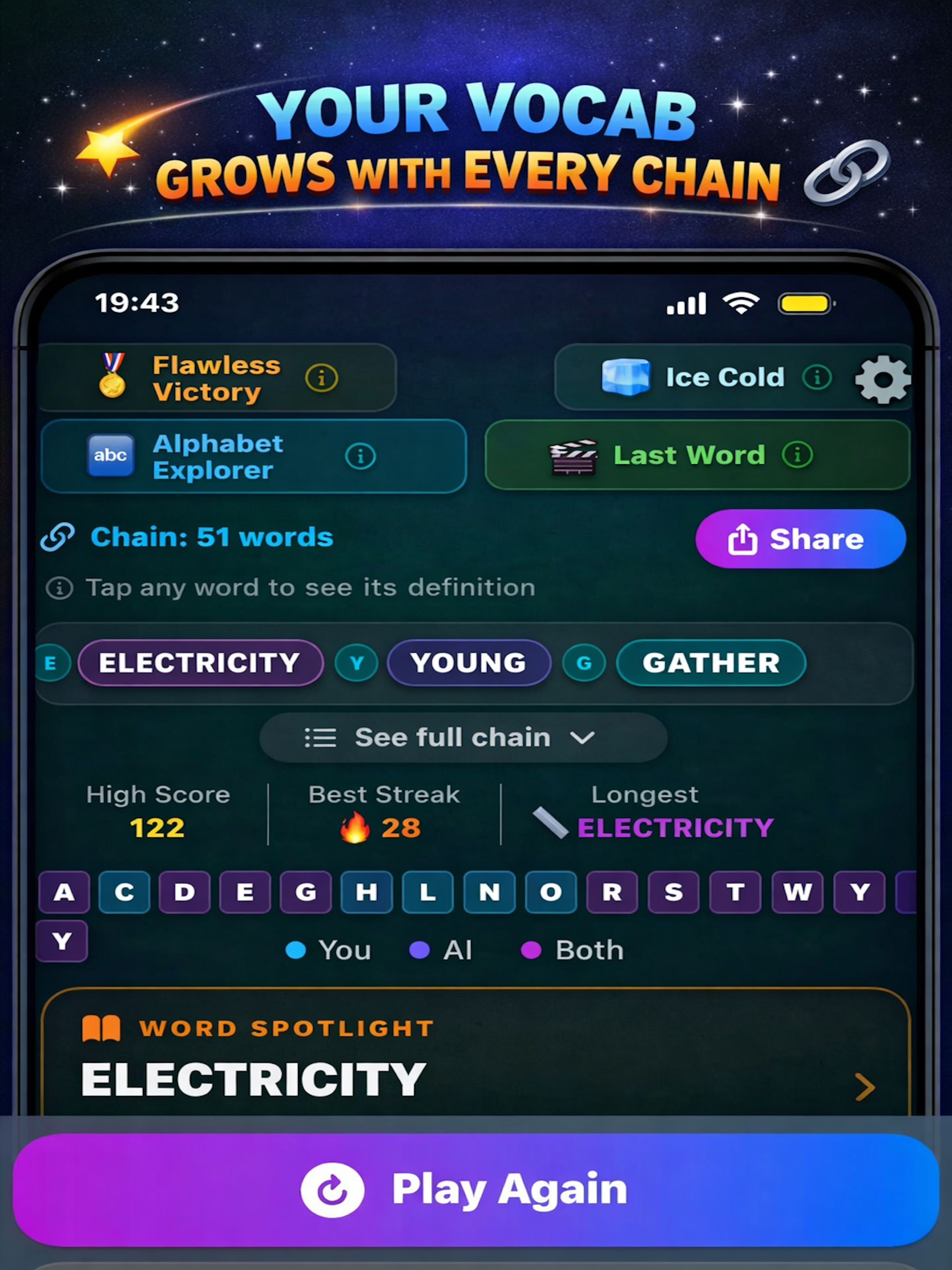 Word Chain: Voice First screenshot 15