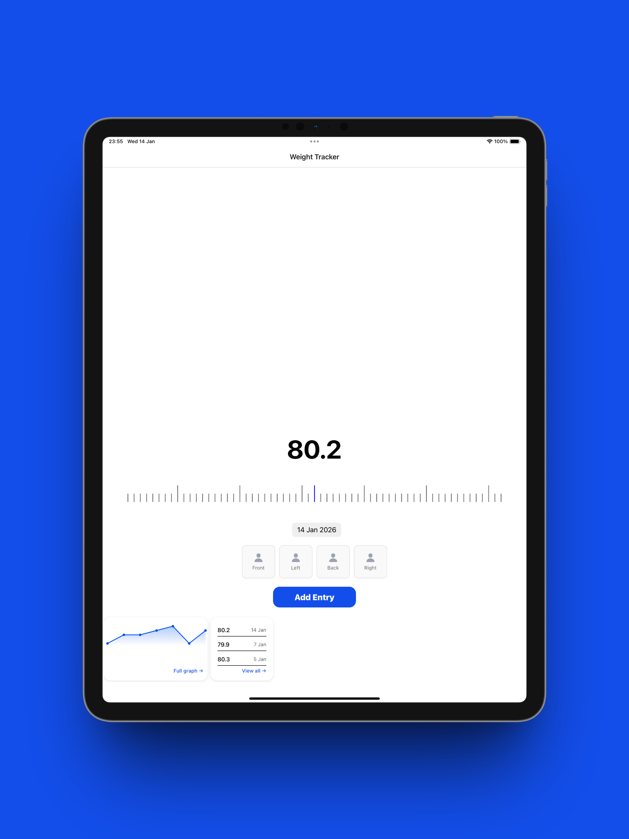 Simple Weight Tracking