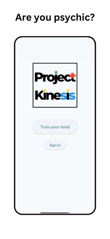 Project Kinesis iPhone screenshot