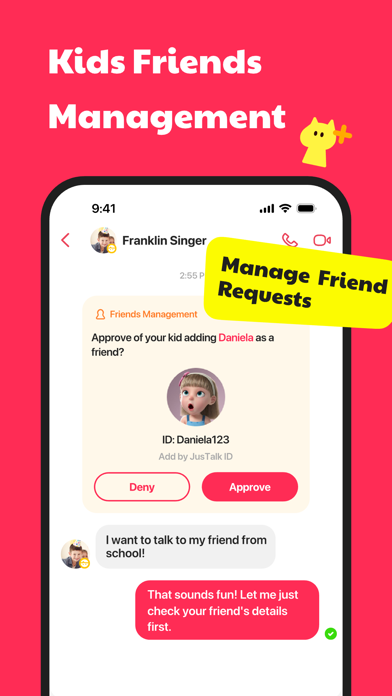 JusTalk Kids - Safe Messenger screenshot 4