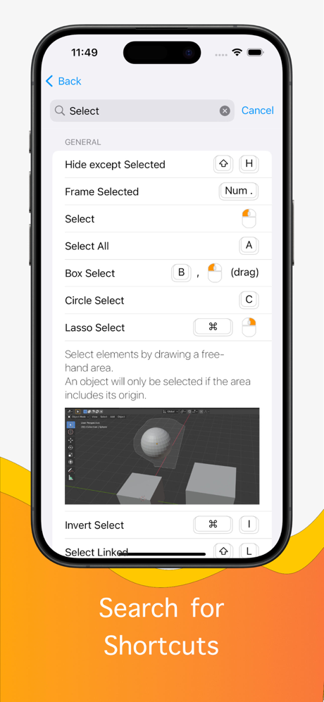 Blender Keys screenshot 4