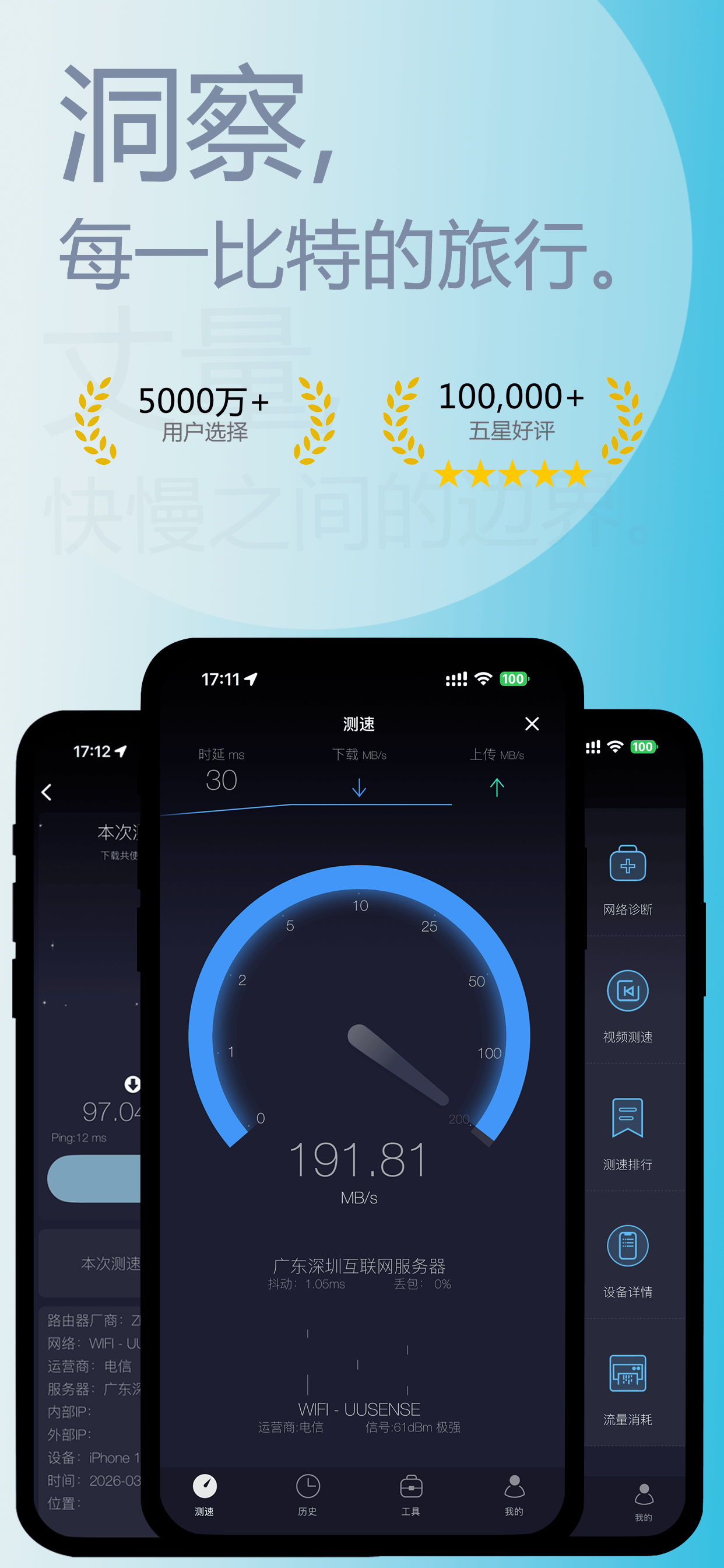 测网速 - SpeedTest 测速大师
