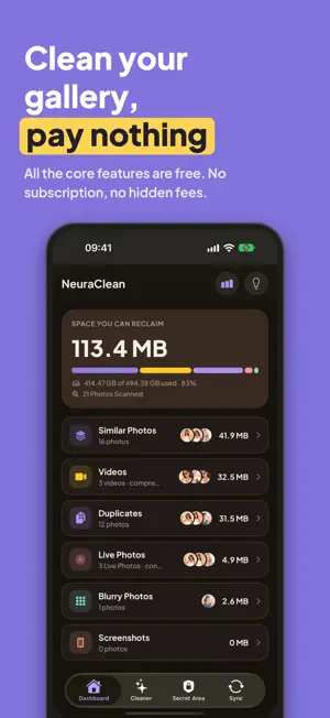 NeuraClean:Clean Photo Storage screenshot 1