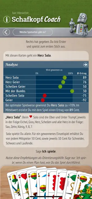 Schafkopf Coach screenshot 1