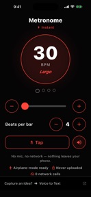 Metronome · Baro screenshot